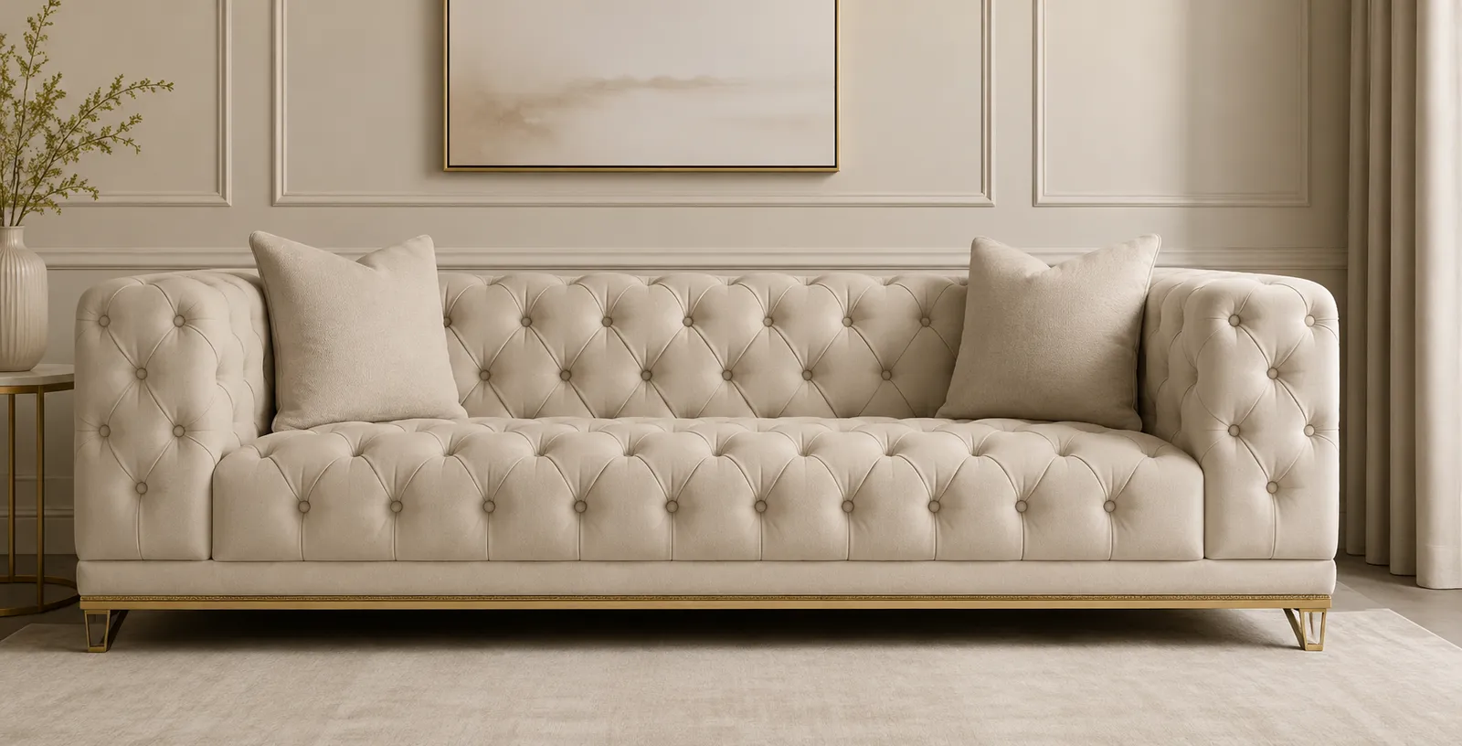 Straight sofa — small standard