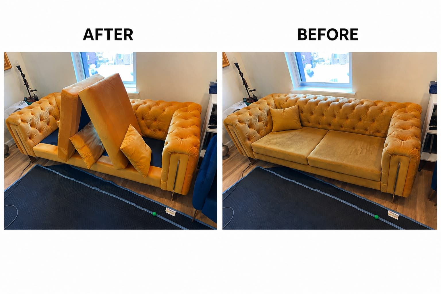Before and after professional cleaning project 5 by BRYZ Cleaning Experts